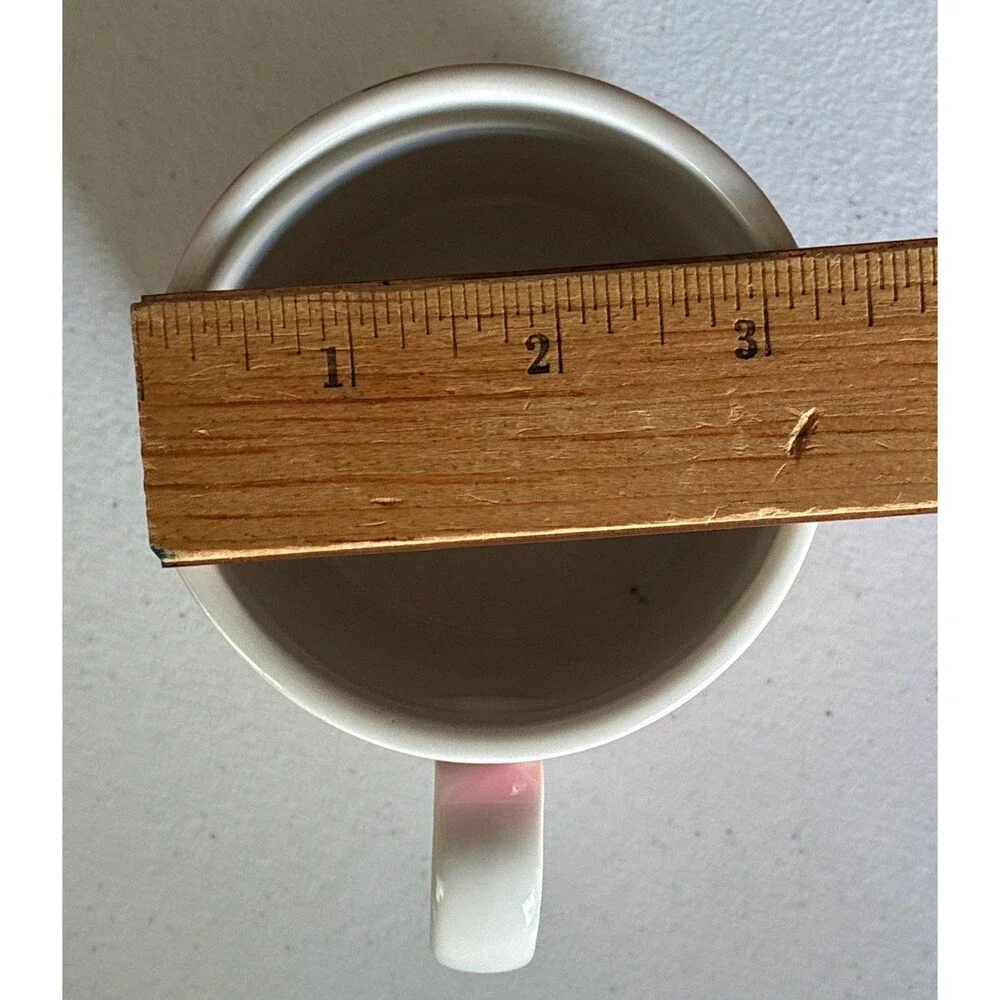 Jonathan Adler House Of Cards Mug Retro Ceramic Coffee Cup MCM Orange Red Gold